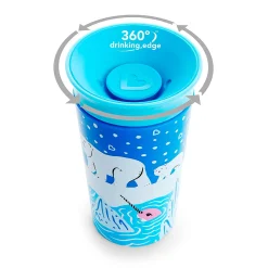 Kids Munchkin Miracle® 360° WildLove Sippy Cup 2-Pack