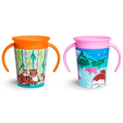Kids Munchkin Miracle® 360° WildLove Trainer Cup 2-Pack