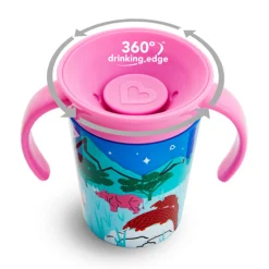 Kids Munchkin Miracle® 360° WildLove Trainer Cup 2-Pack