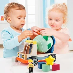 Top Bright Mixer Truck With Shape Sorter