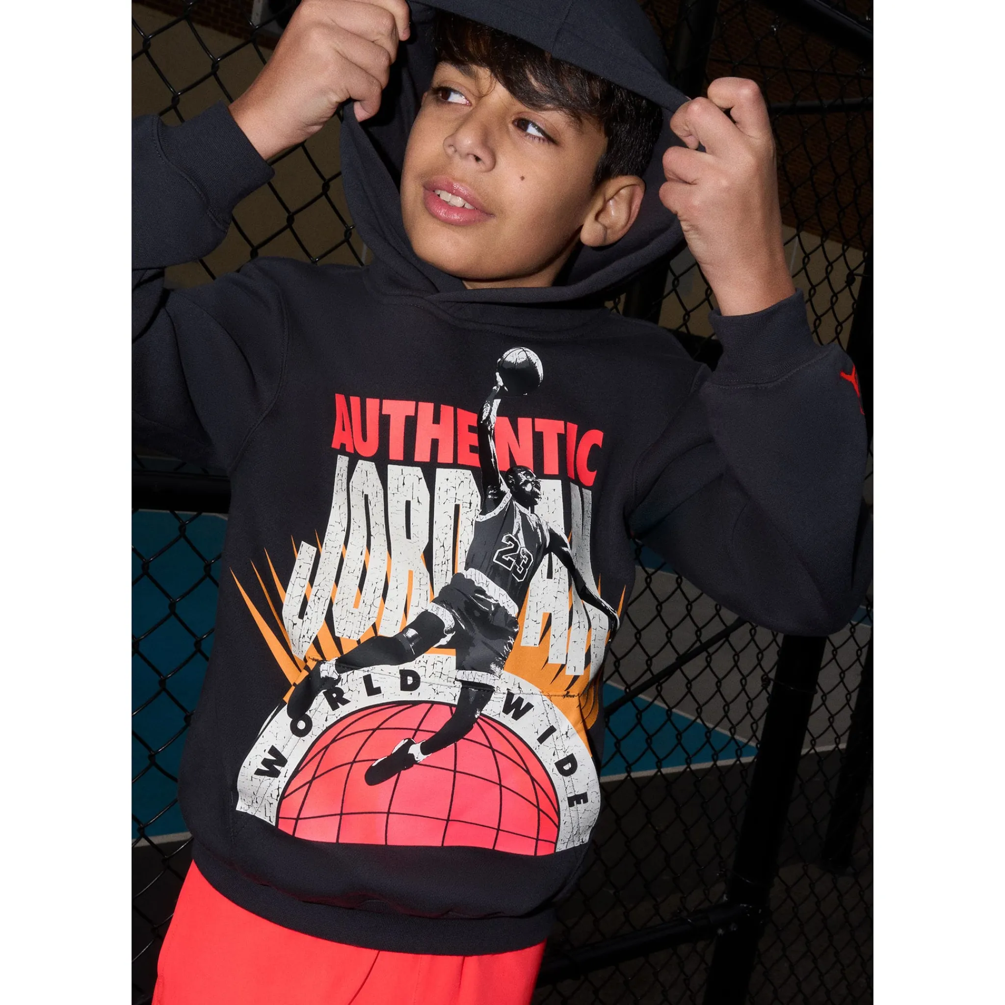 Kids/BOY Jordan Mj Brooklyn Fleece Hoodie 8-18y