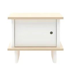 Oeuf ML Nightstand - White/Natural