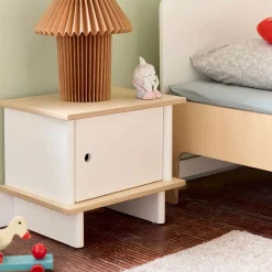 Oeuf ML Nightstand - White/Natural