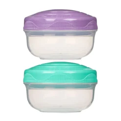 Kids Sistema Breastfeeding|Snack Bags & Containers>210ml Portionpod™ TO GO™ 2 Pack