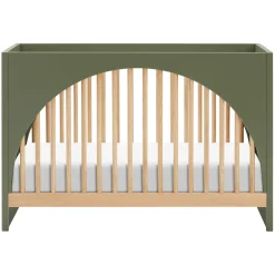 Babyletto Cribs & Mattresses|Cribs & Mattresses>Moab 3-in-1 Convertible Crib - Olive/Ash