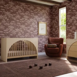 Babyletto Moab 3-in-1 Convertible Crib - Taupe/Ash