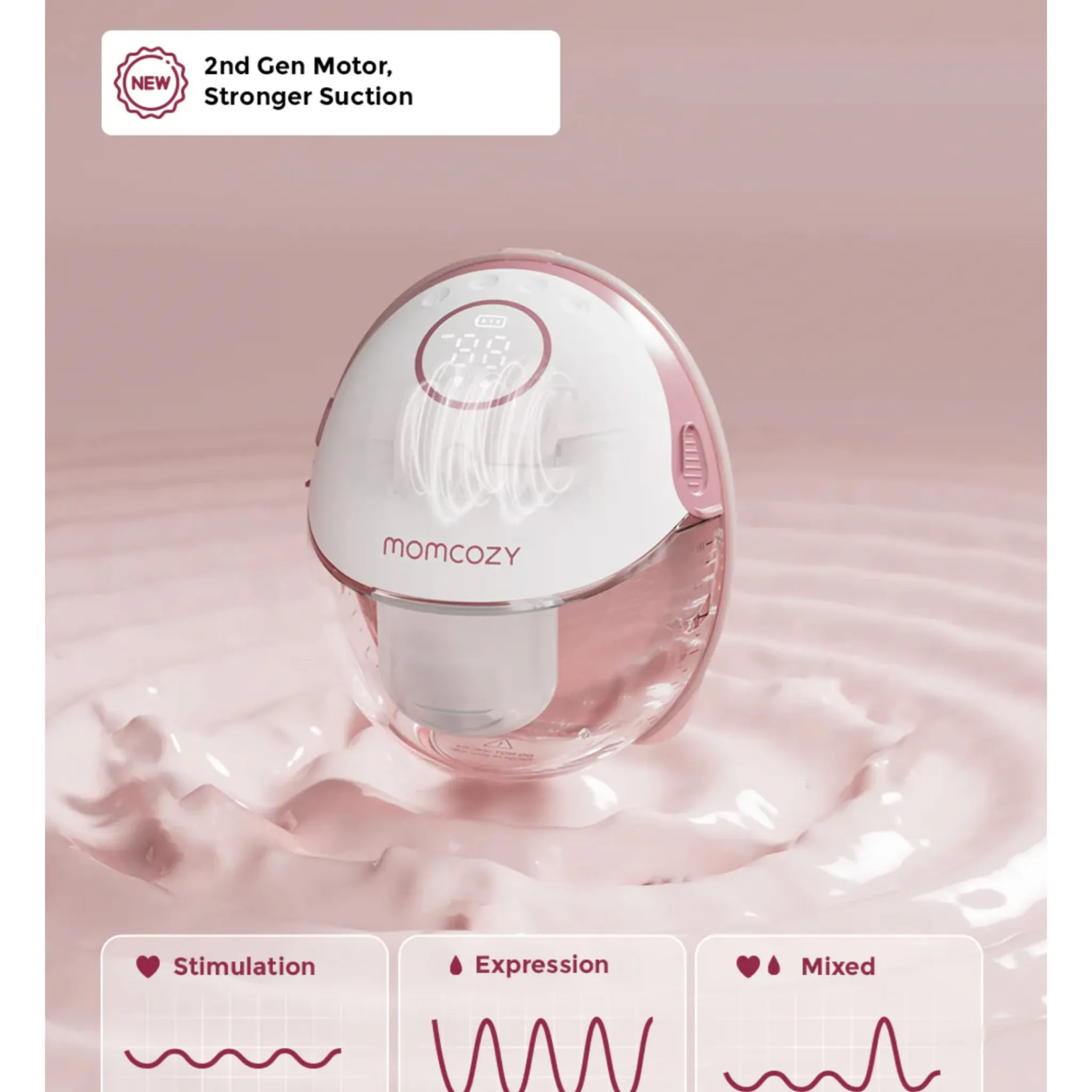 Momcozy Mobile Style Hands-Free M6 Breast Pump- Double