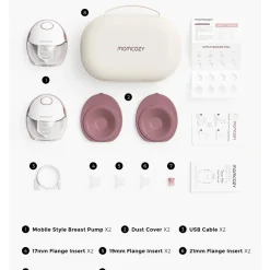 Momcozy Mobile Style Hands-Free M6 Breast Pump- Double