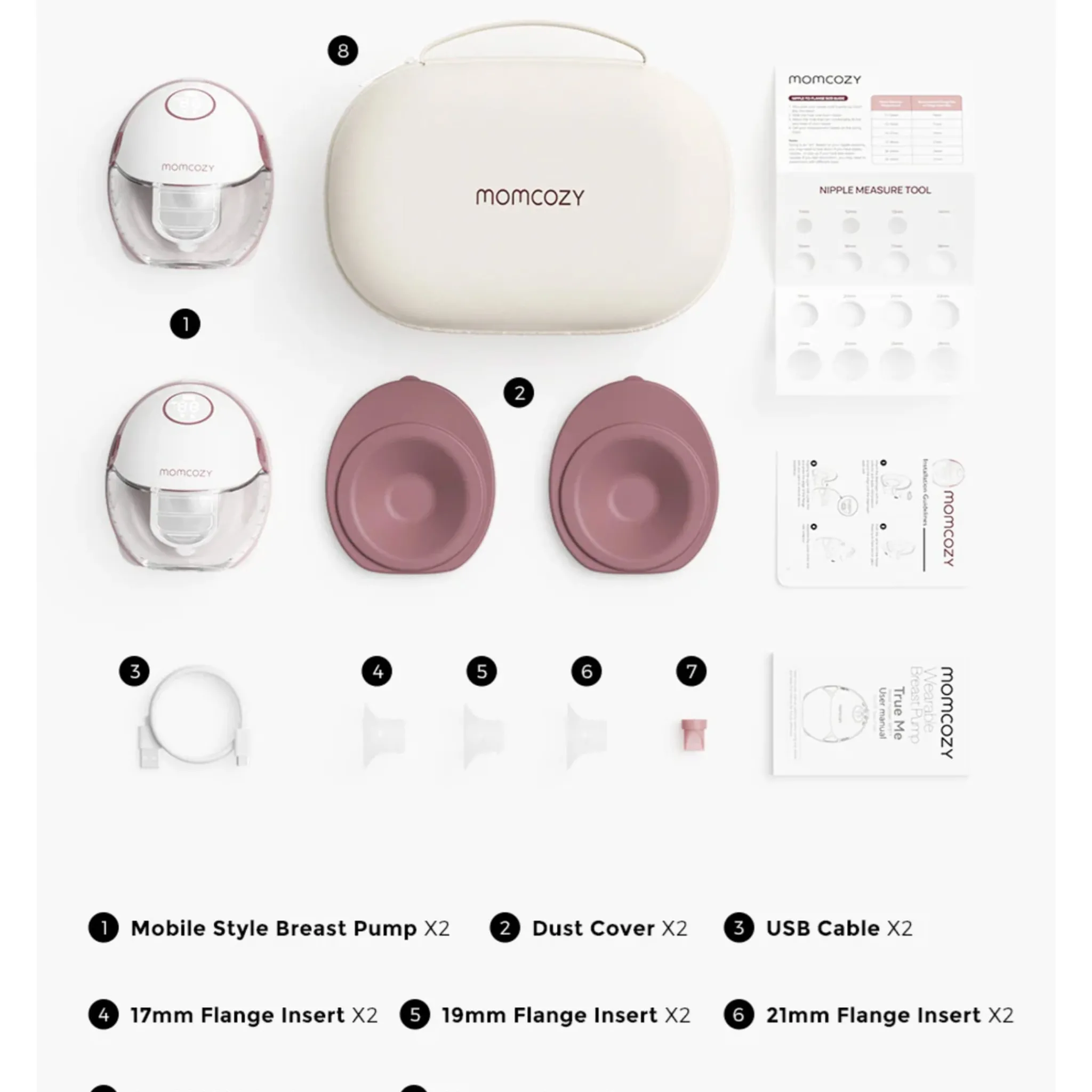 Momcozy Mobile Style Hands-Free M6 Breast Pump- Double