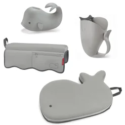 Skip Hop Bath Accessories>Moby Bathtime Essentials kit (4) - Gray