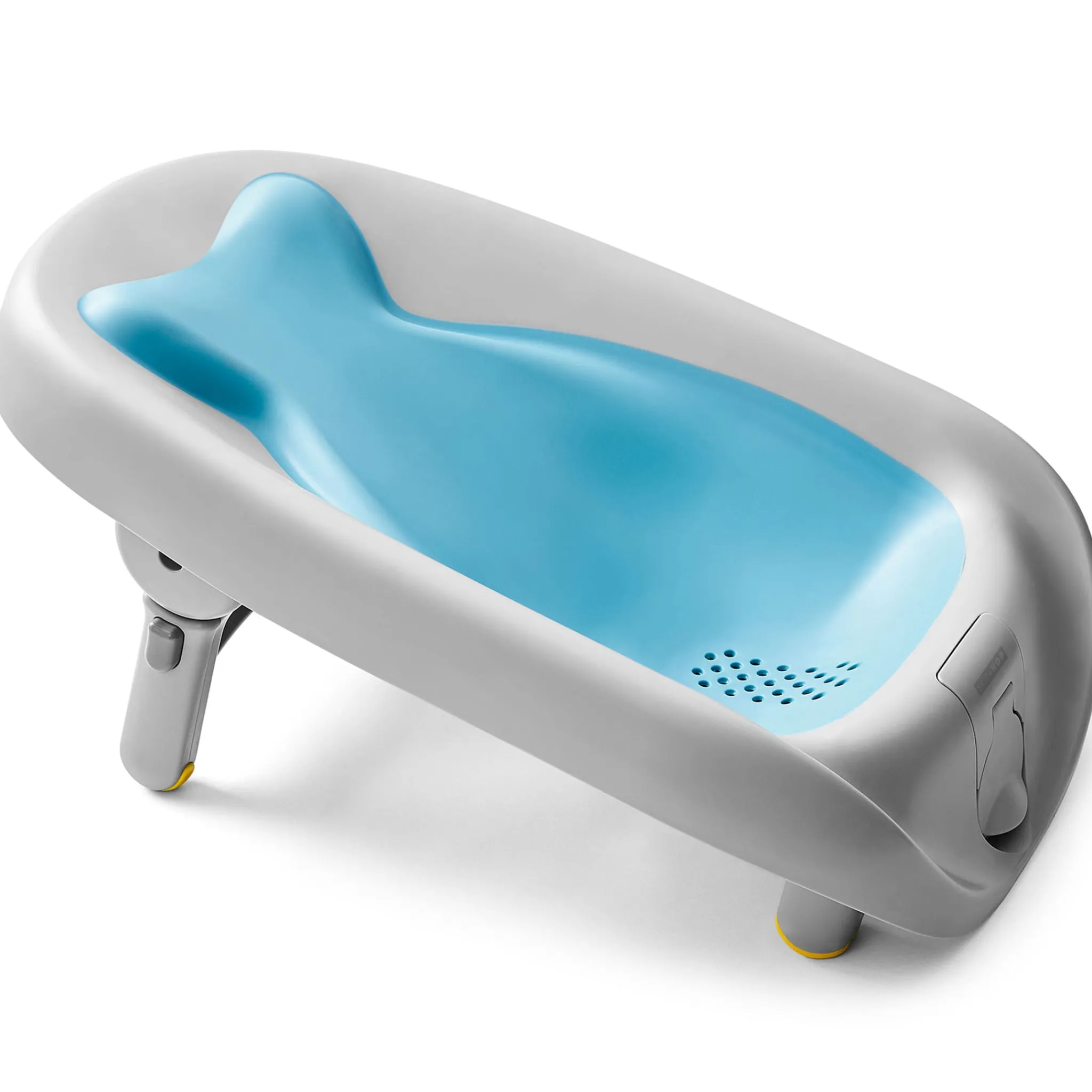 Skip Hop Baby Baths & Seats|Bath Accessories>Moby Recline & Rinse Bather - Grey / Blue
