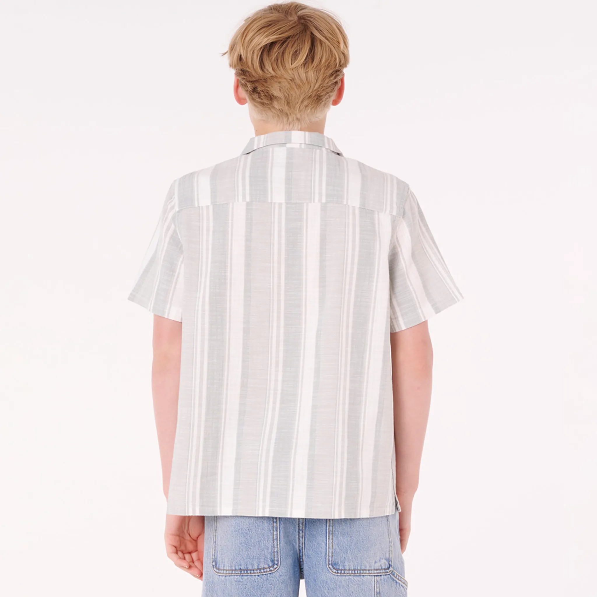 Kids/BOY Rip Curl Tops>Mod Cali Stripe Shirt 8-14y