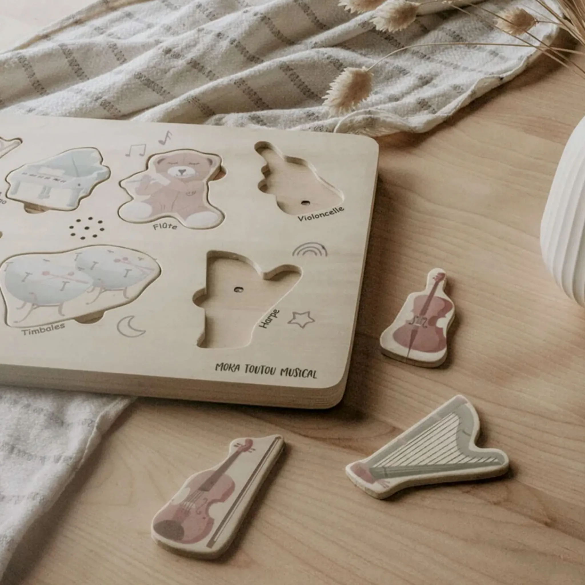Kids Moka Musical Puzzle - French/English