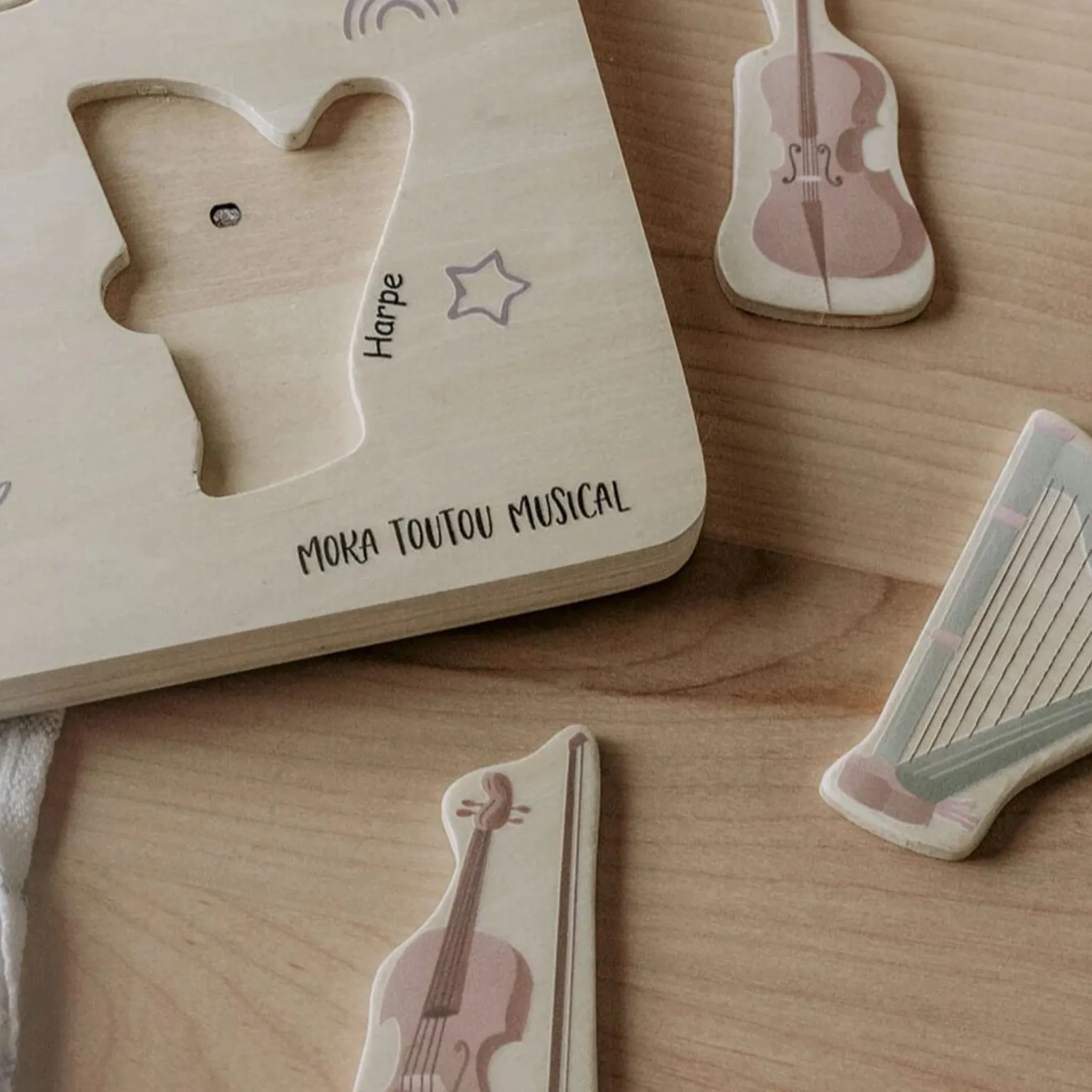 Kids Moka Musical Puzzle - French/English