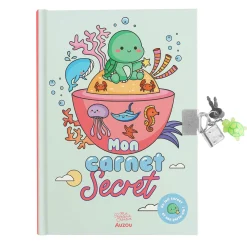 Kids Auzou Mon Carnet Secret - Porte-clé Tortue