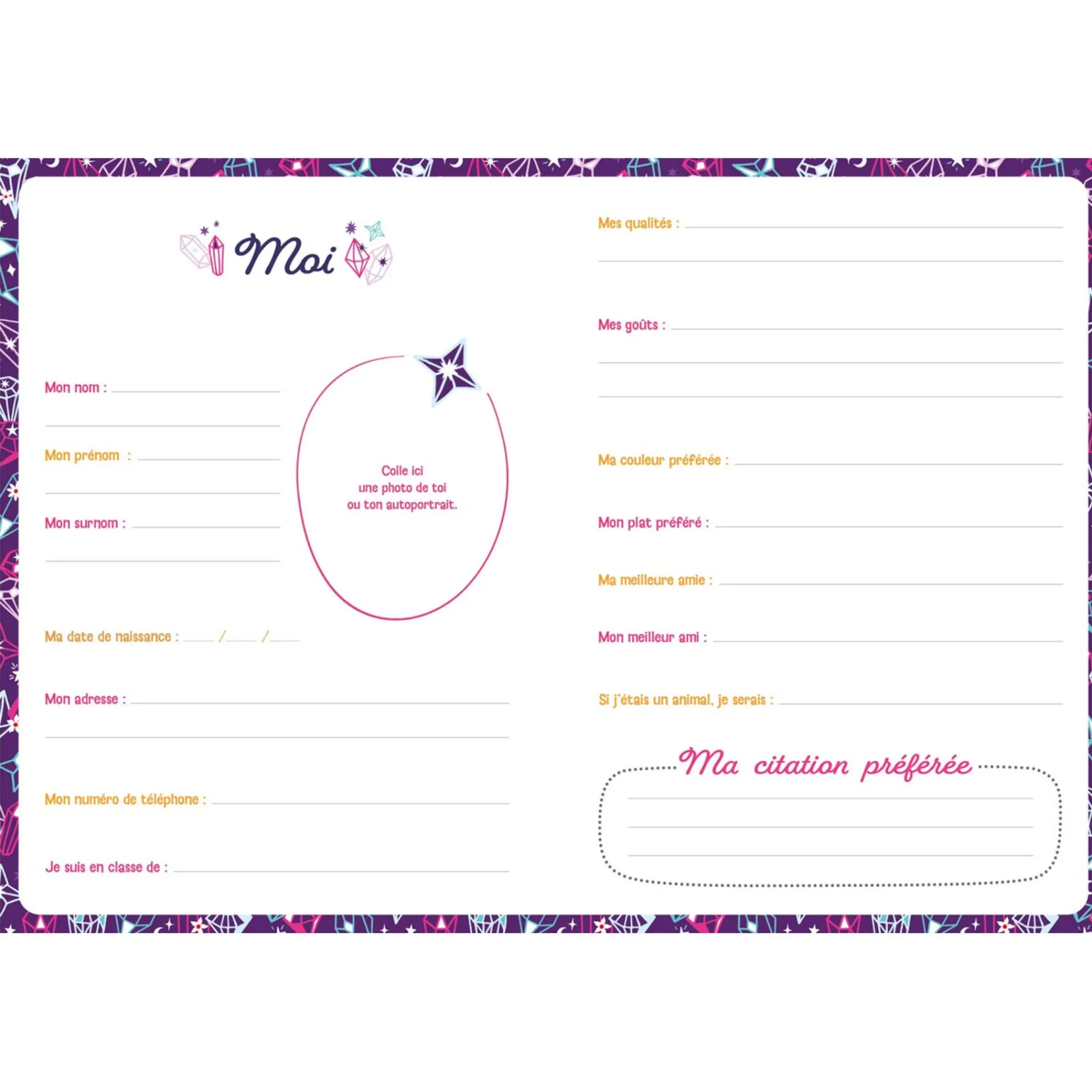 Kids Auzou 4 Years And Over|Diy & Activities>Mon Carnet Secret Bijou