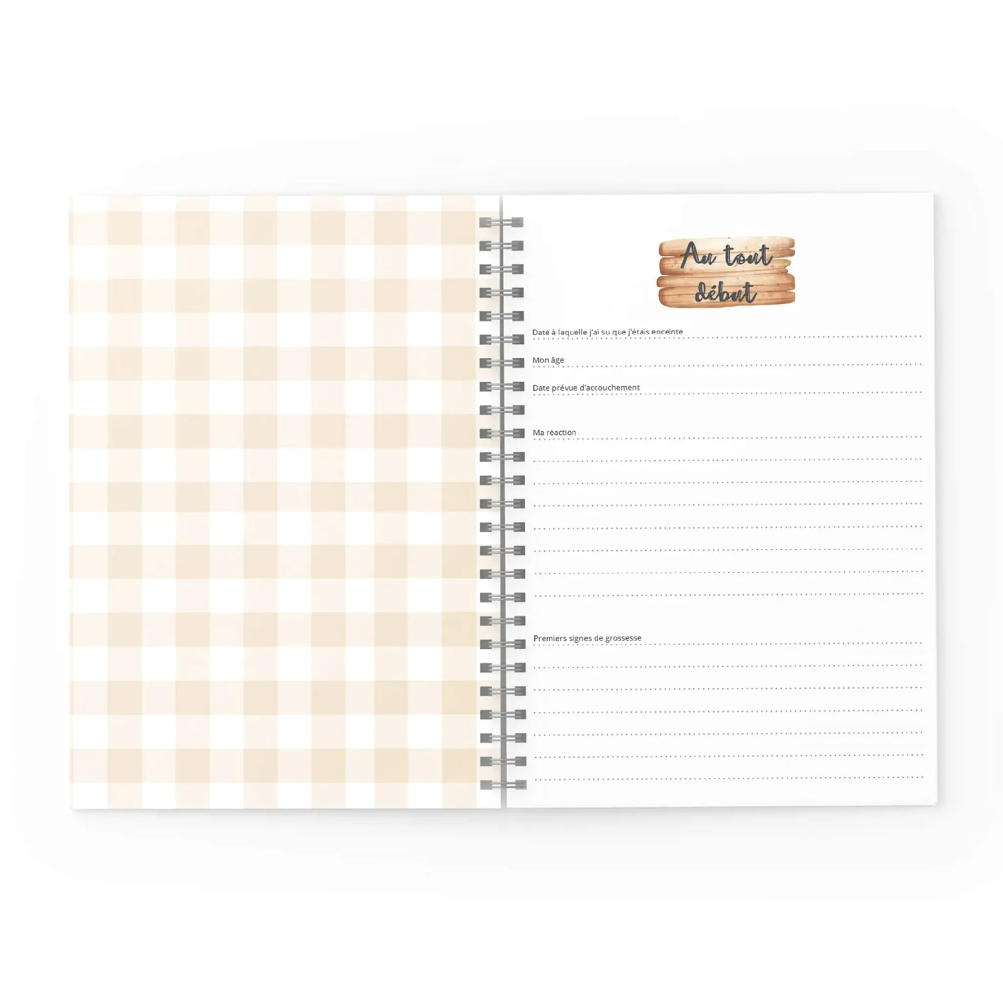 Moments Ancres Mon Journal Grossesse - Tartan