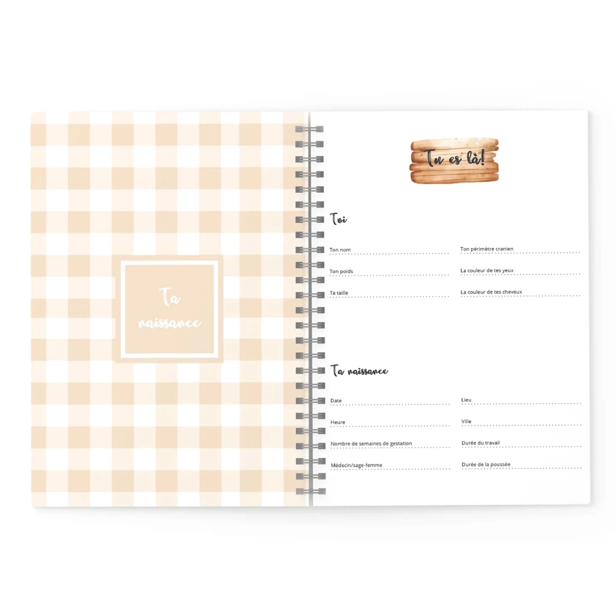 Moments Ancres Mon Journal Grossesse - Tartan