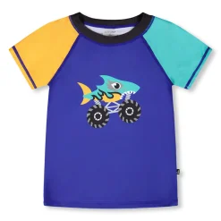 Kids/BOY Deux par Deux Swimsuits>Monster Truck Rashguard 2-6
