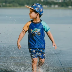 Kids/BOY Deux par Deux Monster Trucks Swim Short 2-6