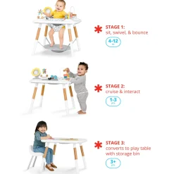 Skip Hop Montessori-Inspired 3-Stage Activity Center & Play Table