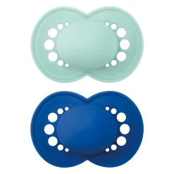 Mam Baby 16months + Orthodontic Pacifier Matte (2) - Blue