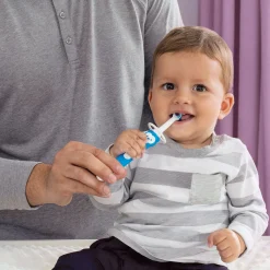Mam Baby 5months+ Learn to Brush Baby Toothbrushes (2) - Blue