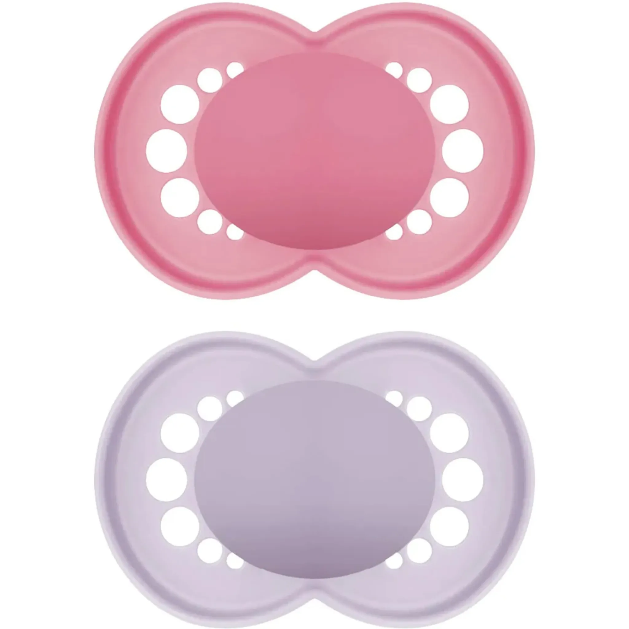 Mam Baby Pacifiers & Clips|Pacifiers & Clips>6-16months Orthodontic Pacifier Matte (2) - Pink