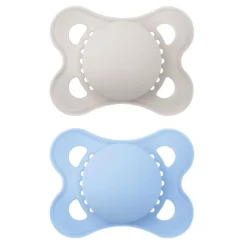Mam Baby 0-6months Orthodontic Pacifier Matte (2) - Blue