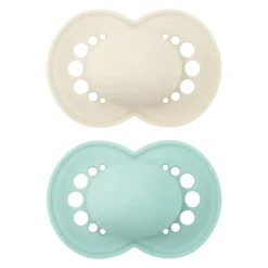 Mam Baby 16months+ Orthodontic Pacifier Matte (2) - Aqua