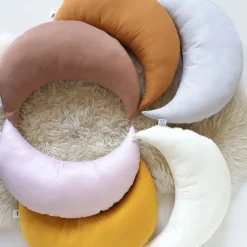 The Butter Flying Moon Cushion - Natural