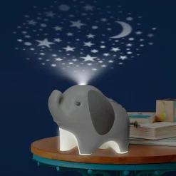 Kids Skip Hop Moonlight and Melodies Nighlight Soother - Elephant
