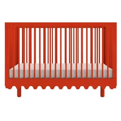Oeuf Moss Crib - Red