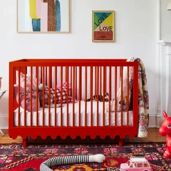 Oeuf Moss Crib - Red