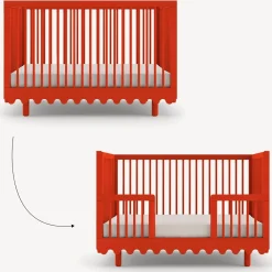 Oeuf Moss Crib Conversion Kit - Red