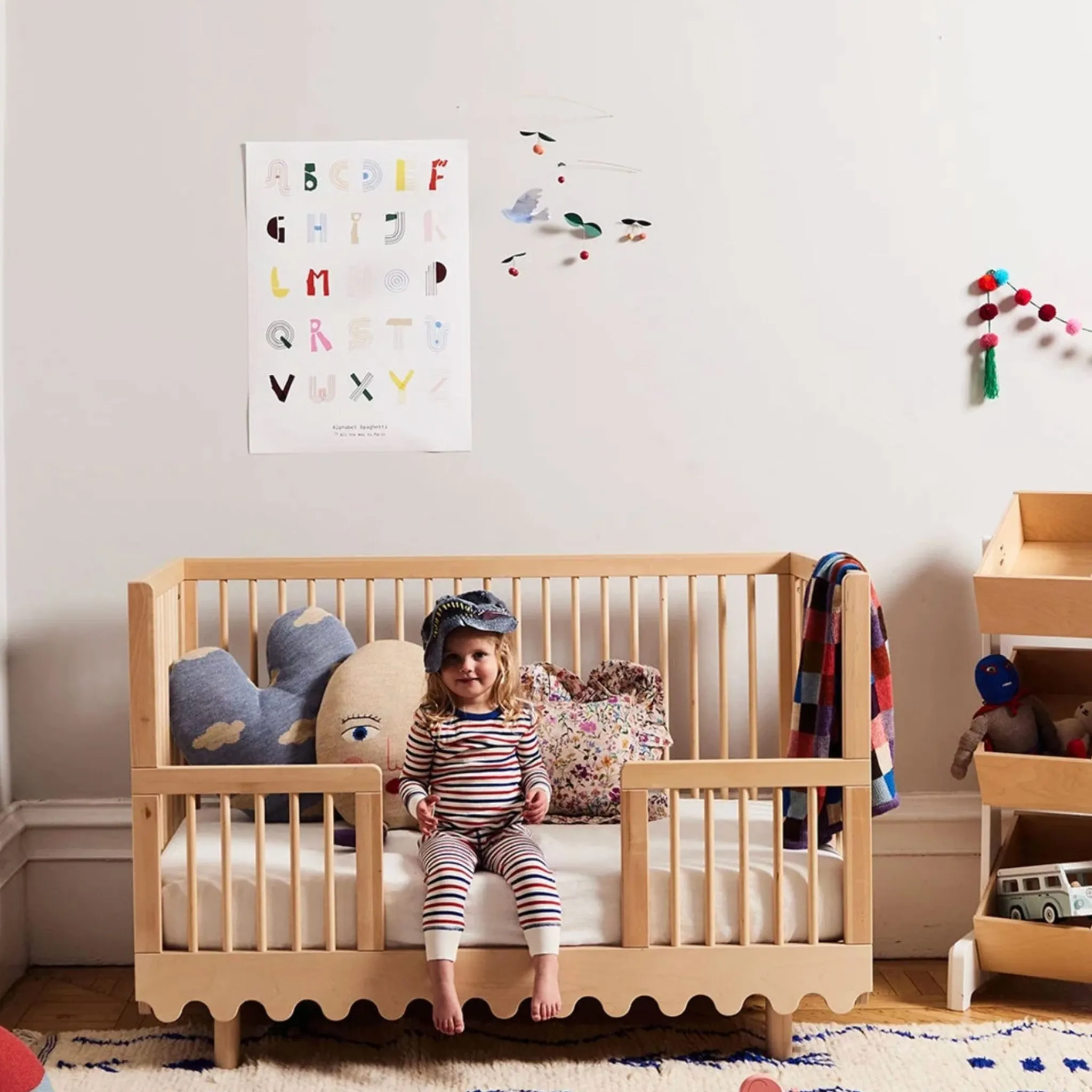 Oeuf Toddler Rails|Cribs & Mattresses>Moss Crib Conversion Kit - Naturel