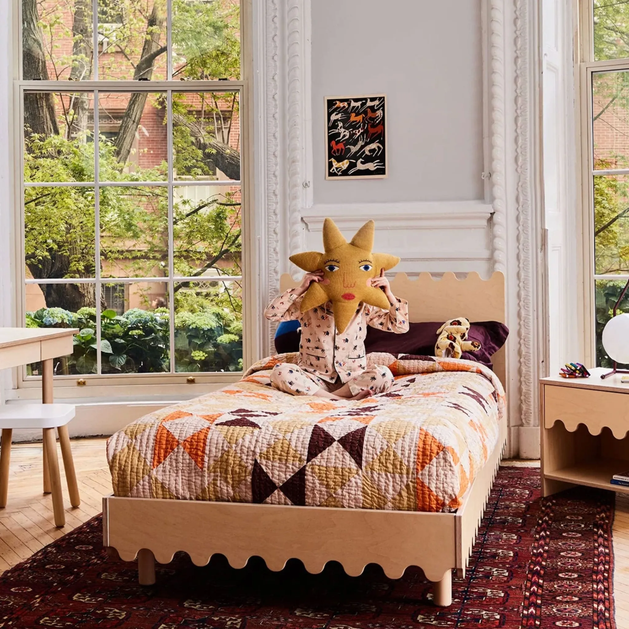 Oeuf Moss Twin Bed - Natural