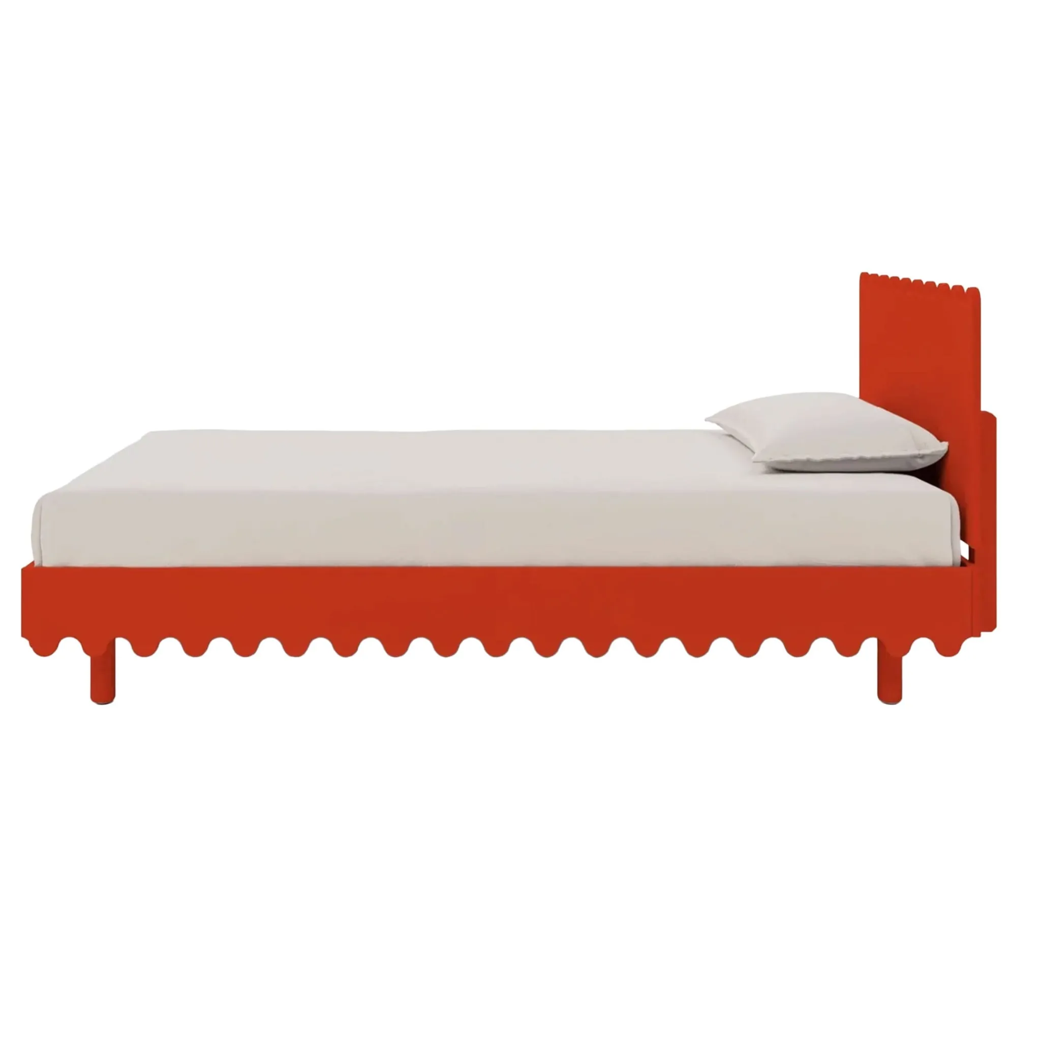 Oeuf Twin, Full & Queen Beds>Moss Twin Bed - Red