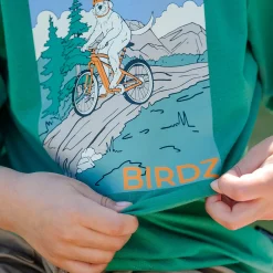 Kids/BOY Birdz Mountain Bike Dog T-shirt 2-10y