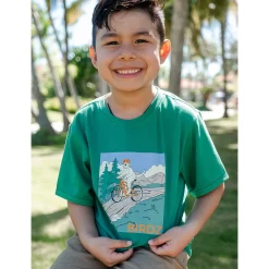 Kids/BOY Birdz Mountain Bike Dog T-shirt 2-10y