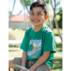Kids/BOY Birdz Mountain Bike Dog T-shirt 2-10y