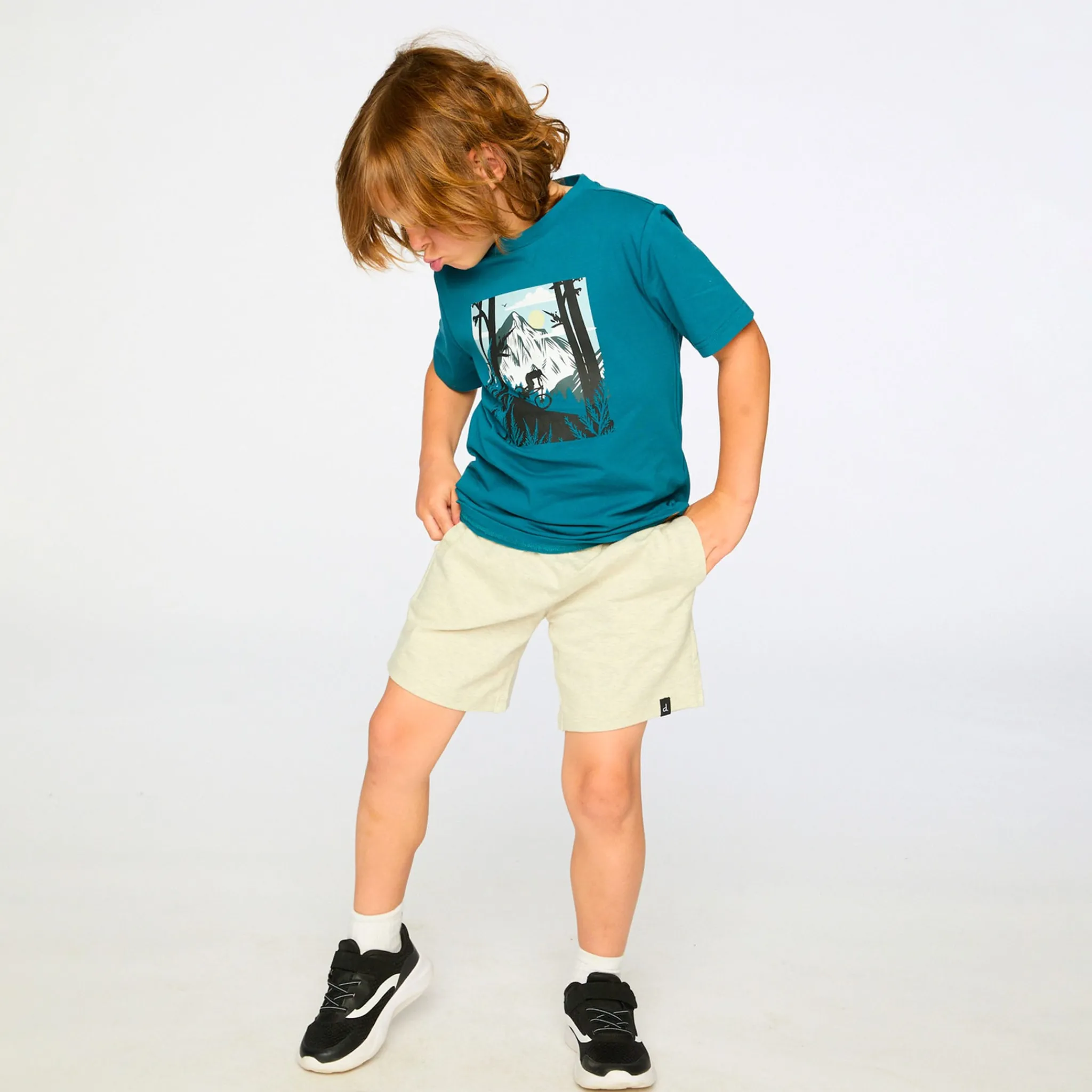 Kids/BOY Deux par Deux Tops>Mountain Boys T-shirt 3-6