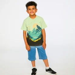 Kids/BOY Deux par Deux Tops>Mountain Boys T-shirt 3-6