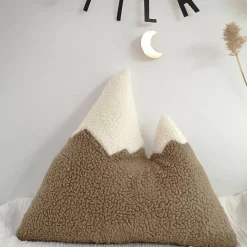 The Butter Flying Mountain Pillow- Moka