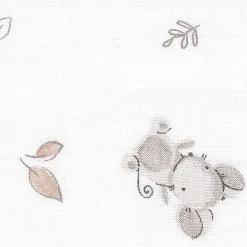Kids Perlimpinpin Mouse Muslin Blanket