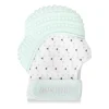 Munch Mitt Teething Toys>- Mint Triangles