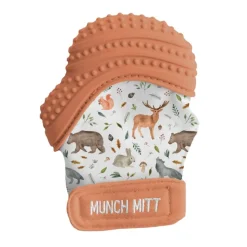 Munch Mitt Teething Toys>- Woodland Animals