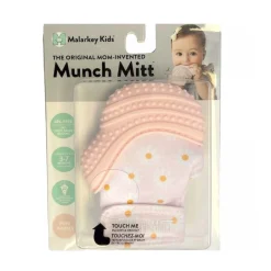 Munch Mitt Teething Toys>Pink - Daisies