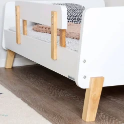 Dadada Baby Muse Toddler Bed - White/Natural