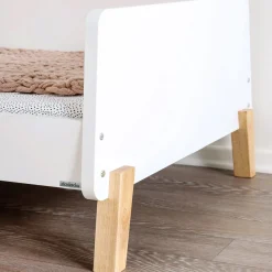 Dadada Baby Muse Toddler Bed - White/Natural